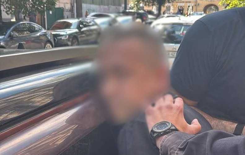 Фото затриманого Станіслава Лучанова, оприлюднене міністром внутрішніх справ Ігорем Клименком у Telegram.