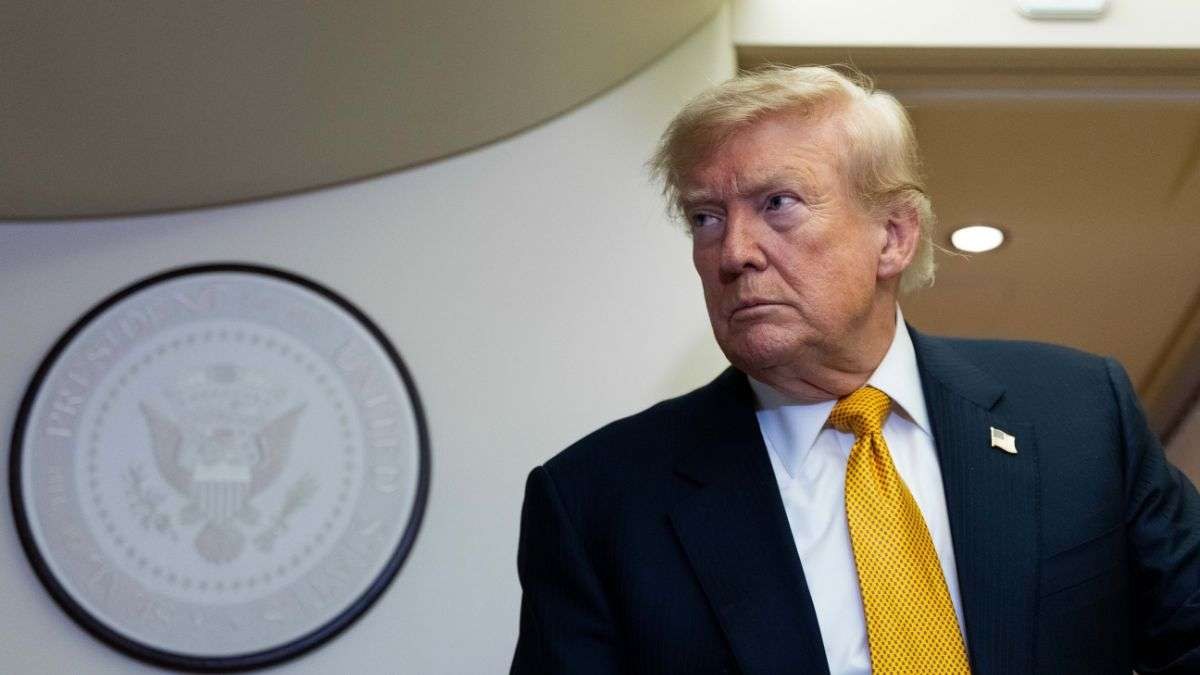 Президент США Дональд Трамп під час пресконференції в Овальному кабінеті