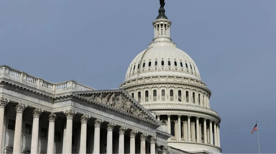 Будівля Капітолія США у Вашингтоні, де заплановано зустріч 100 сенаторів із президентом України
