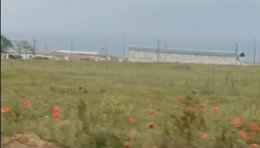 Об'єкти великого логістичного вузла Чорноморського флоту РФ поблизу Новоозерного у Криму, виявлені агентами руху «Атеш».