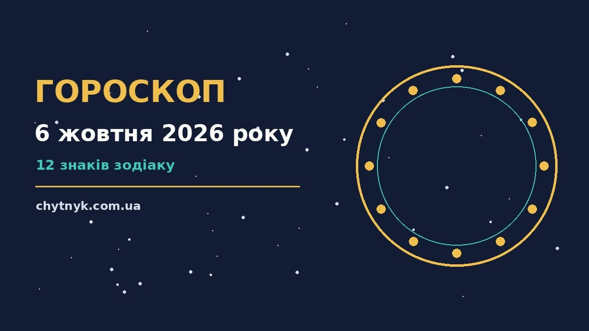 Гороскоп на 6 жовтня 2026 року: практичний прогноз для роботи, фінансів і стосунків
