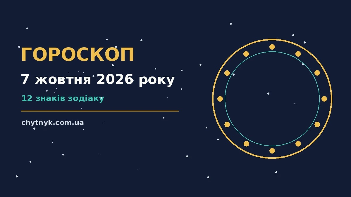 Гороскоп на 7 жовтня 2026 року — прогноз для кар'єри, фінансів і переговорів