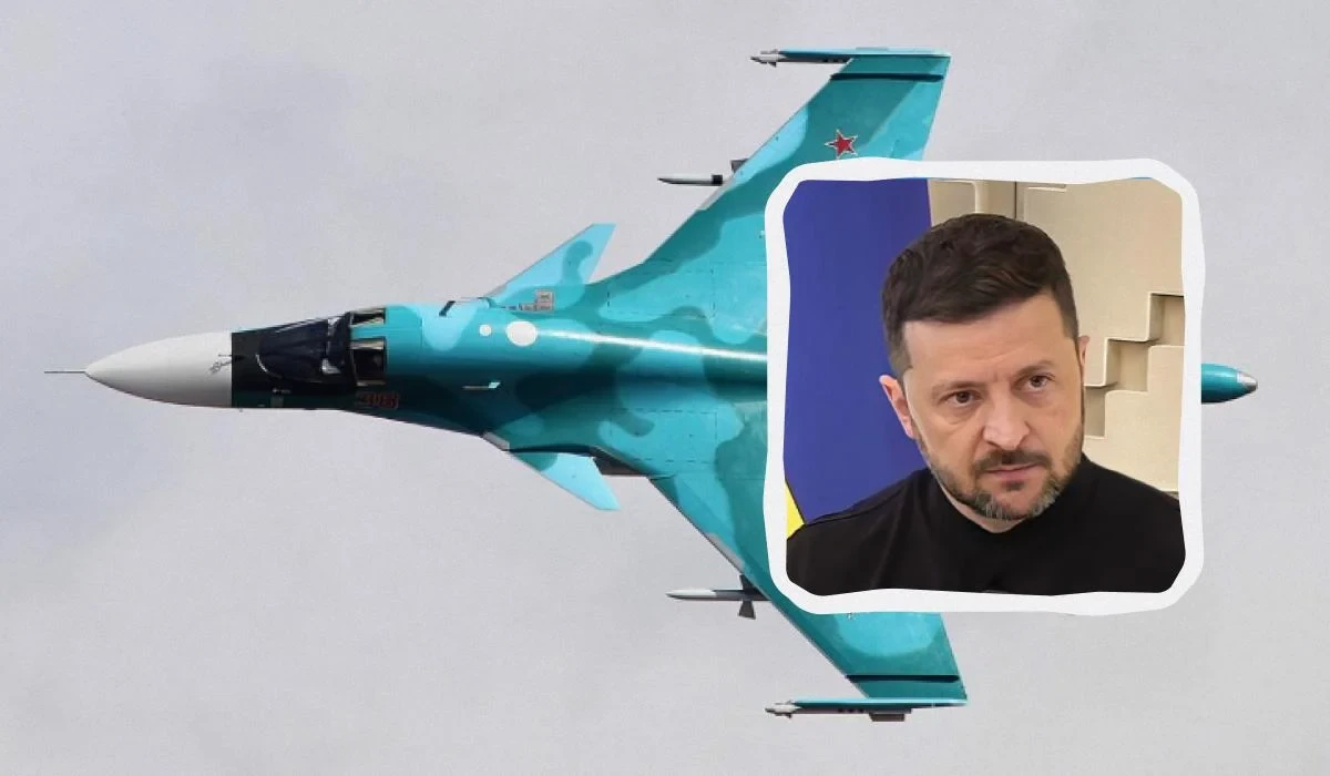 Пошкоджені російські винищувачі Су-34М на аеродромі Борисоглєбськ у Воронезькій області після удару українськими ракетами