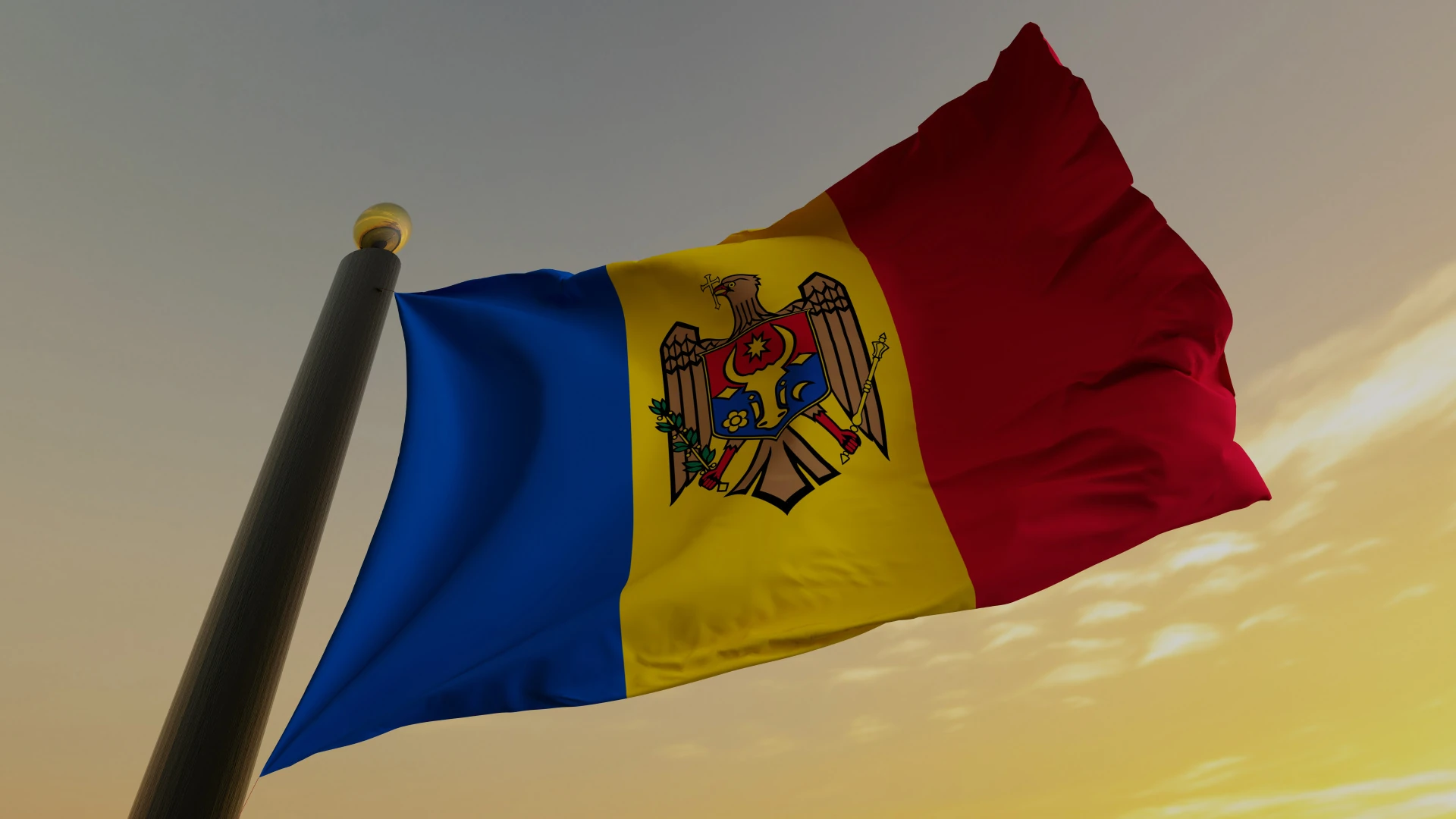 Схема повітряного простору Молдови з маршрутом об'єкта від Шершенців до Бранешт через Слобозія Рашков і Ципова.